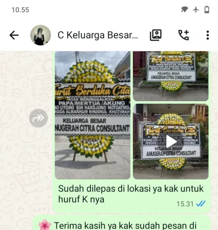 Pengiriman Papan Bunga Duka Gereja Katedral Jakarta