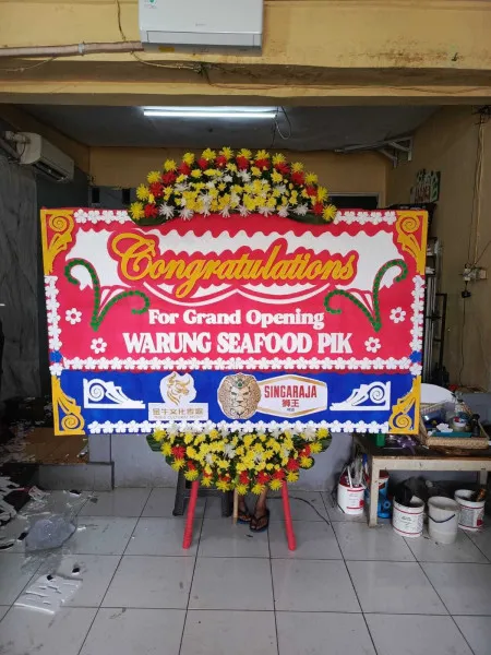 Papan Bunga Ucapan Selamat Gereja Katedral Jakarta