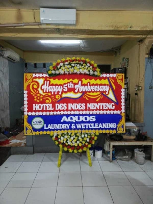 Papan Bunga di Gereja Katedral Jakarta