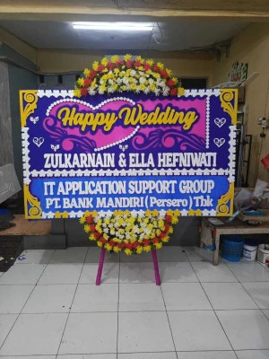 Papan Bunga di Gereja Katedral Jakarta