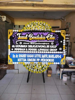 Papan Bunga di Gereja Katedral Jakarta